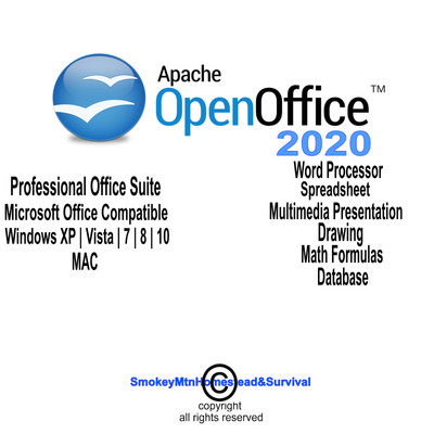 Apache Open Office Mac Windows Linux Language Packs Included Ebay