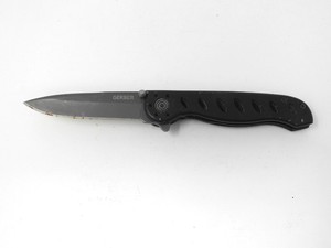 Gerber-Evo-JR-Fine-Edge-Folding-Knife-Black-w-Side-Clip-Ships-in-12-hours