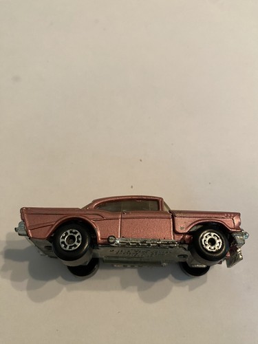 Vintage 1979 Matchbox Superfast #4 '57 Chevy Purple Car Made In England 691 - Picture 8 of 9