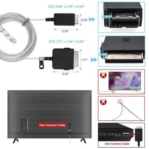 VG-SOCR15 compatible Samsung marco Tv One cable de conexión 2024 LS03CA LS03BA - Imagen 3 de 4