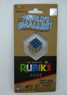 World's Smallest Rubik's Cube 19mm Square
