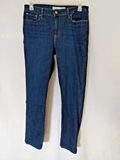 Levi Signature Jeans Mid Rise Slim Dark Wash Blue Size 32 x 32 #16291