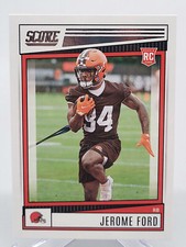 2022 PANINI SCORE JEROME FORD ROOKIE FOOTBALL CARD BROWNS NFL donruss topps