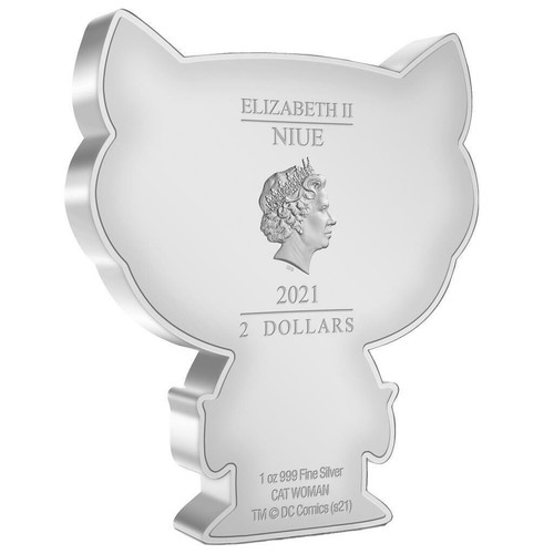 CATWOMAN CHIBI SILVER COIN - Picture 5 of 5