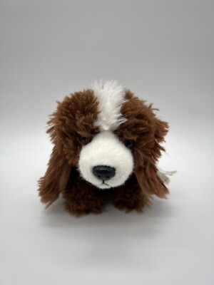 Gund Teacup Puppies Jedda Stuffed Animal Plush Puppy Lab Poodle 6  Brown White