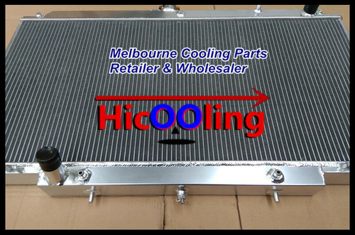 Radiator PATROL GU Y61 2.8L 3.0L RD28 ZD30 CR 99-13 AT Shroud Fans For NISSAN - Picture 2 of 3