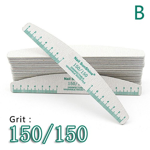 10Pcs Multi Grit Wood Nail Files Thick Wooden Sandpaper 100 150 180 240 Gr$r - Picture 14 of 17