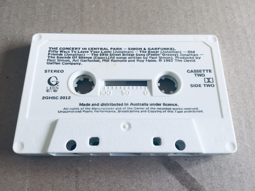 Simon & Garfunkel - Live In Central Park - Fatbox 1982 - 2 x Cassettes - Picture 12 of 12