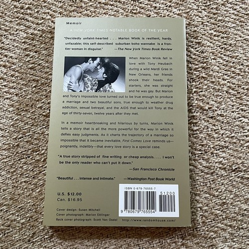 First Comes Love, By Marion Winik, Paperback - Picture 6 of 6