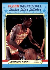 1988-89 Fleer #11 Dominique Wilkins Stickers