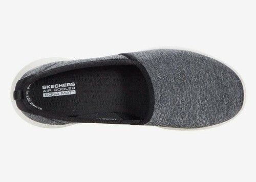 New Skechers GOwalk Joy Women's Slip-On Shoes, Size: 9.5 Wide, Grey - Picture 4 of 7