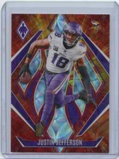 2024 Panini Phoenix JUSTIN JEFFERSON #91 Premium Box Set FIREBURST /350 Vikings