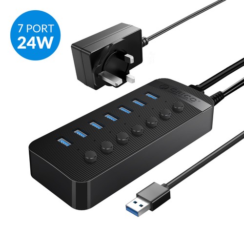 ORICO Industrial USB 3.0 HUB 16 Port OTG Splitter w/ On/Off Switch for Laptop PC - Picture 12 of 28