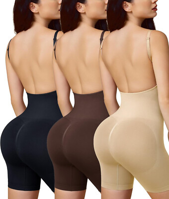 Women Backless Shapewear Tummy Control Bodysuit Body Shaper Tank Top