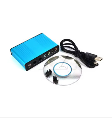 Externe USB Soundkarte Kanal 7.1 5.1 Adapter für PC mit SPDIF Didital Audio Reto