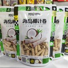 Sea Island Coconut Rolls Crispy Coconut Flavored Egg Rolls Puffed Cookies Snacks