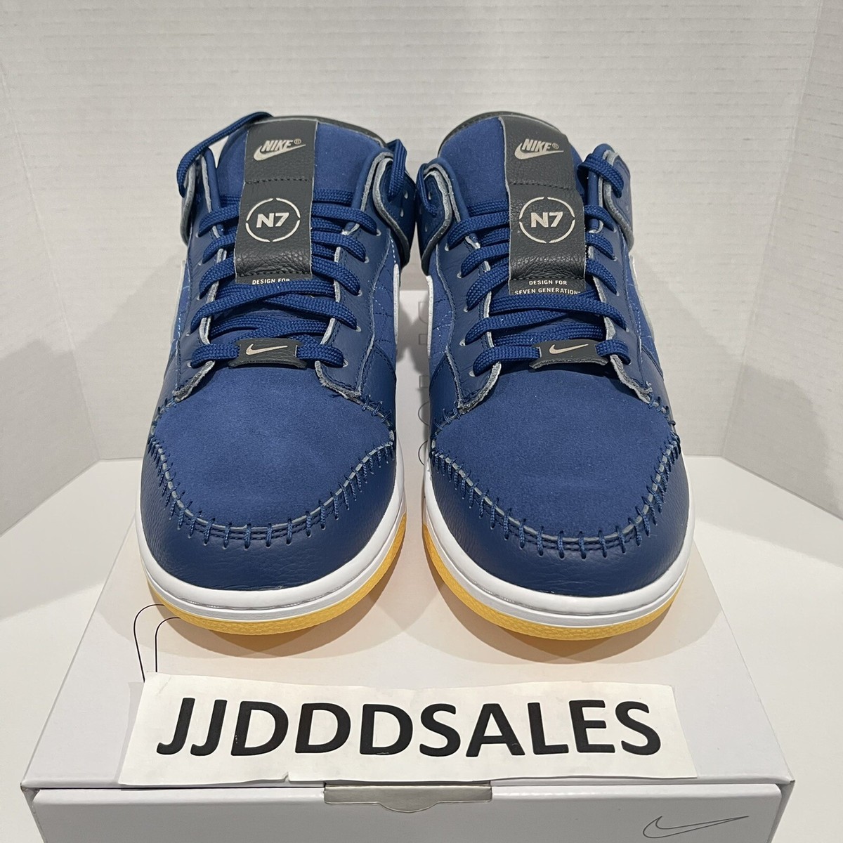Nike Dunk Low N7 x Kyrie Irving Nike By You Dunks Blue Men’s Size 13 DN2066-991 DS Nike Dunk Low “N7 by Kyrie Irving - Nike By You” [DN2066  main image 4
