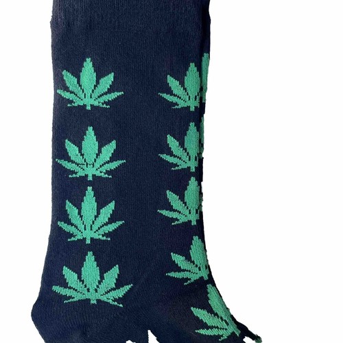 Novedad Calcetines Verde Hierba Fondo Negro Talla EE. UU. 7 1⁄2 - 12 1⁄2 - Imagen 7 de 8
