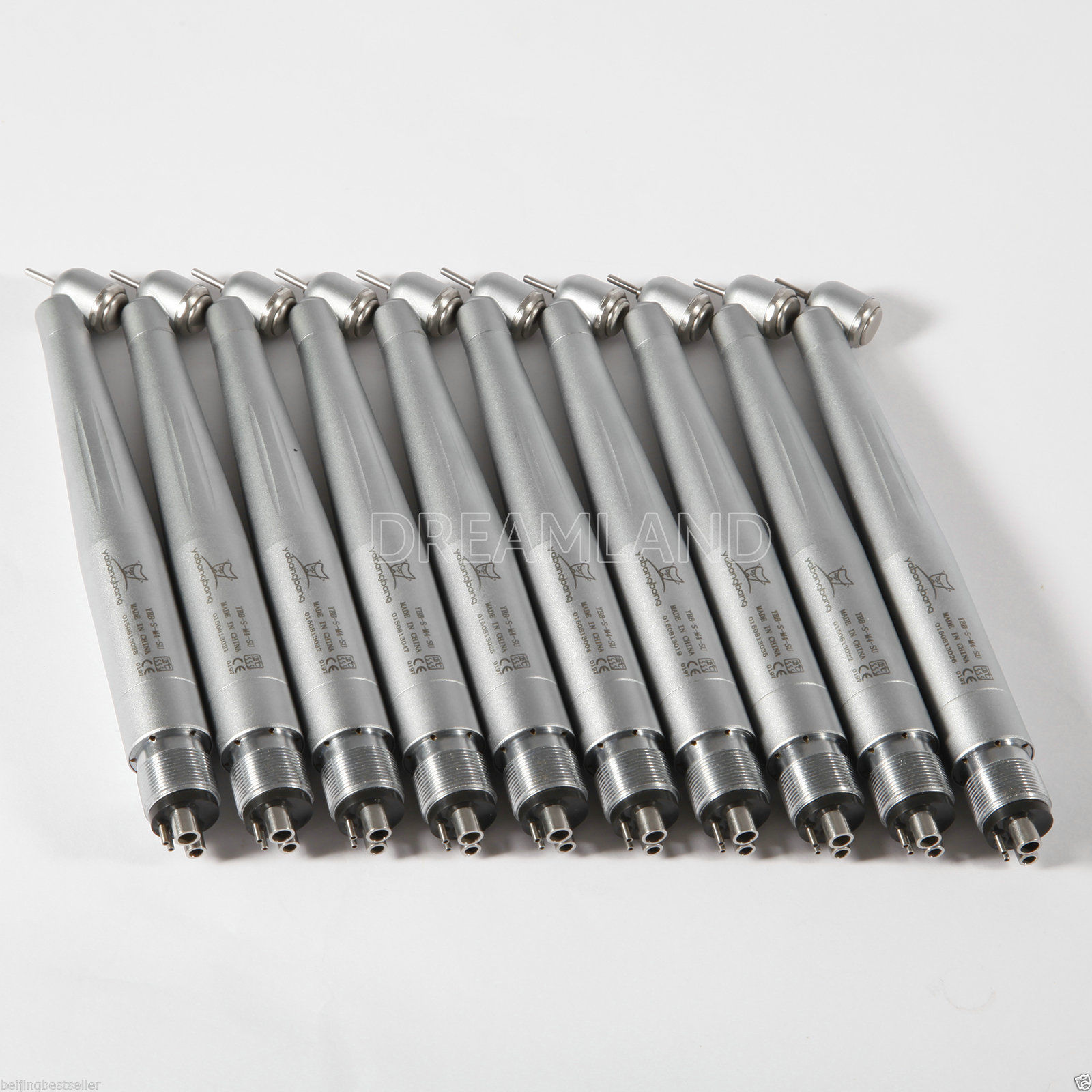 10 Dental 45° Degree Fast High Speed steel bearing Handpiece Push Button 4H WCA4 Nieuwe baan, lage prijs