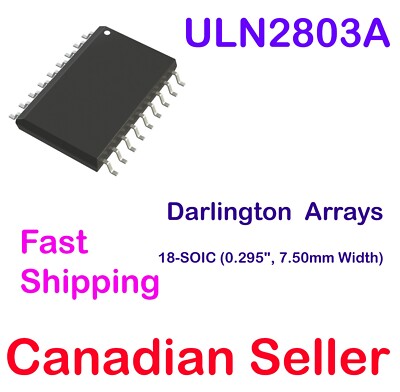 ULN2803 Bipolar (BJT) Transistor Array 8 NPN Darlington 18-SOIC TI