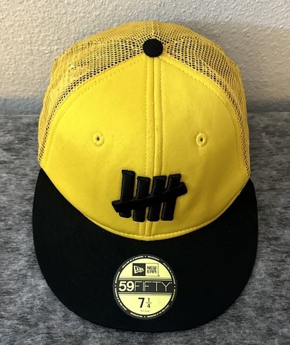 Undefeated Champion Strikes New Era 59Fifty Cap Size 7 1/4 Yellow Black - Picture 3 of 9