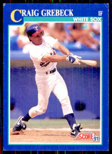 1991 Score   #69   Craig Grebeck    Infield   Chicago White Sox FREE shipping