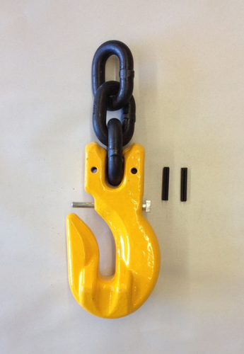 3/8" LOCKING PIN CLEVLOK CRADLE CLEVIS GRAB HOOK, GRADE 80, WLL 8000 lbs - Imagen 3 de 6