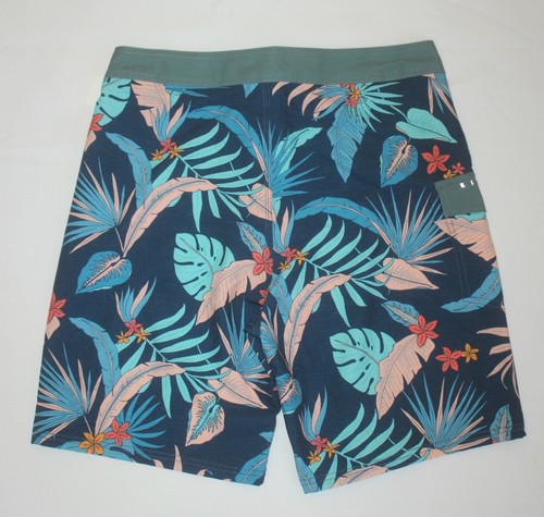 New RIP CURL Boys Waist SZ 20 Floral Palm Leaf Board Shorts Stretch - Picture 3 of 4