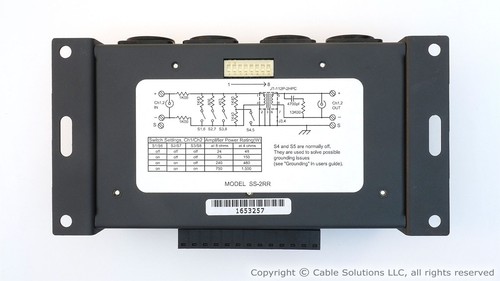 Jensen Transformers SS-2RR Stereo Speaker to LFE Line Audio Converter/Isolator - Picture 3 of 5