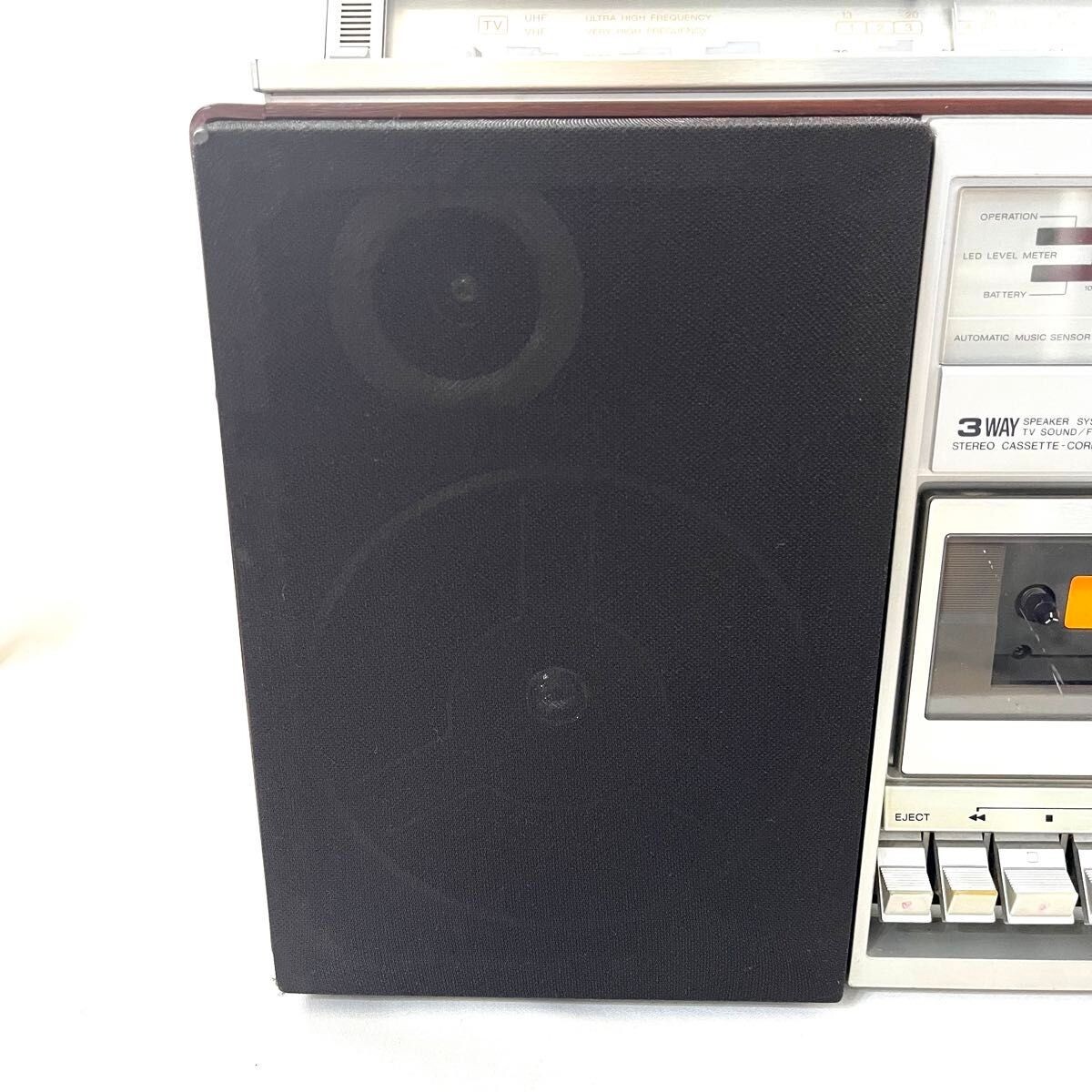 （ジャンク品）希少 SONY CFS-V8 STEREO ZILBA'P SONY CFS-V8 Luxury Stereo Radio Cassette ZILBA'P ZILBAP Good