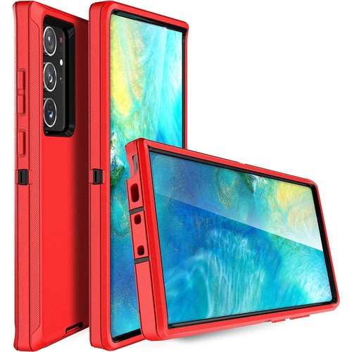 Coque téléphone pour Samsung Galaxy S23 Ultra/S23 FE/S22 S21 S20 + écran en verre - Photo 30 sur 60