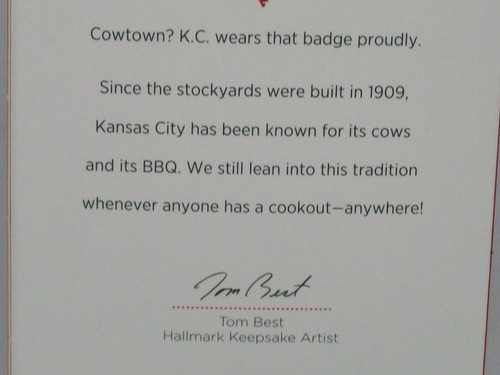 Hallmark 2015 My Kind of Cow Town - Kansas City repintado - nuevo en caja - Imagen 5 de 16