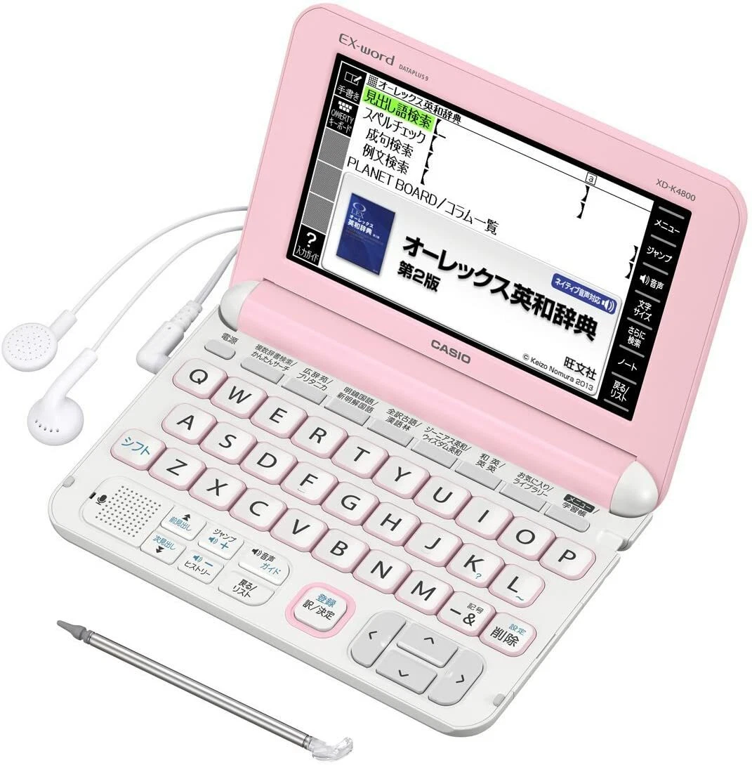 美品❗️CASIO XD-K4800PK Casio Electronic Dictionary Xd-k4800pk Pink From Japan for sale