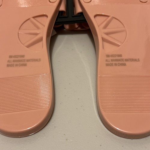 Cato Womens Slide Sandals Size 9 Pink Flower NEW - Picture 6 of 6