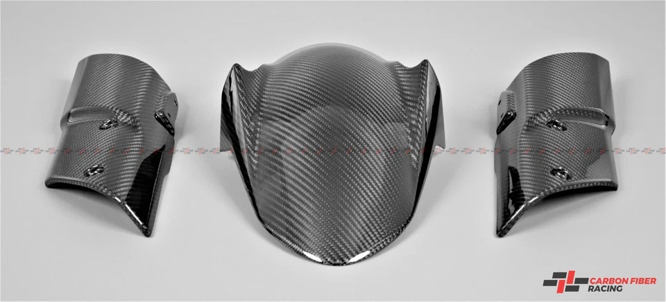 2010-2013 Kawasaki Z1000 Front Fender - 100% Carbon Fiber - Image 3 of 4