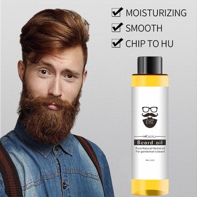 Mokeru Organic Beard Oil Hair Loss Spray Men Moustache Fast Grow
