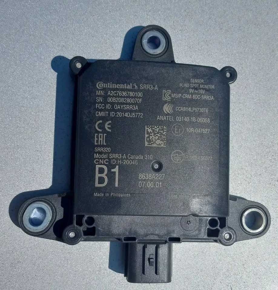 MITSUBISHI OUTLANDER SPORT 2011-23 MÓDULO SENSOR RADAR PUNTO CIEGO TRASERO OEM Foto 3 de 4