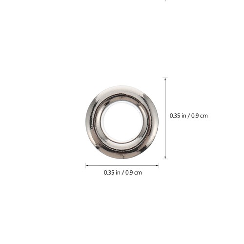 100 Pcs Grommet Kit Tape Curtain Buttonhole Window Ring Grommets - Picture 8 of 12