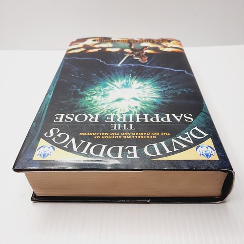 The Sapphire Rose By David Eddings Elenium Trilogy Book 3 1st Edition HCDJ 1991 - Picture 5 of 11