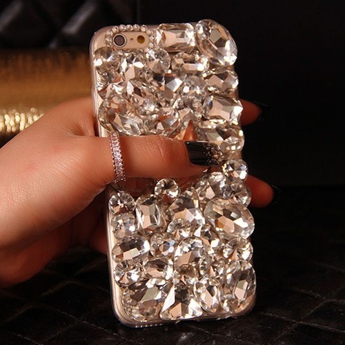 COOL DIAMOND DESIGNER BLING DIAMANTE CASE COVER GIFT IPHONE SAMSUNG HTC NOKIA UK - Picture 2 of 5