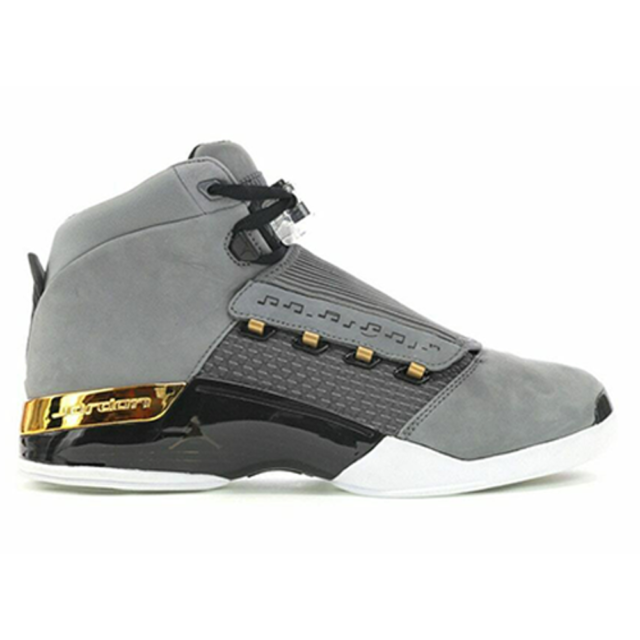 black and gold jordan 17