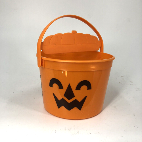 McDonalds McPunk'n Happy Meal Halloween Candy Bucket Orange Pumpkin 2022 Set - Picture 5 of 11