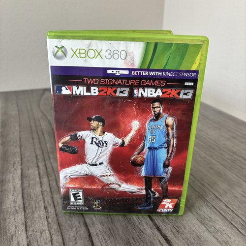 MLB 2K13/NBA 2K13 Combo Pack (Microsoft Xbox 360, 2013) con manuale - Foto 7 di 9