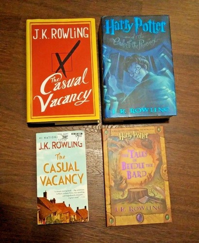 HARRY POTTER J.K. ROWLING SOFT COVER & HARD COVER BOOK - SELECT YOUR TITLE - Foto 4 di 12