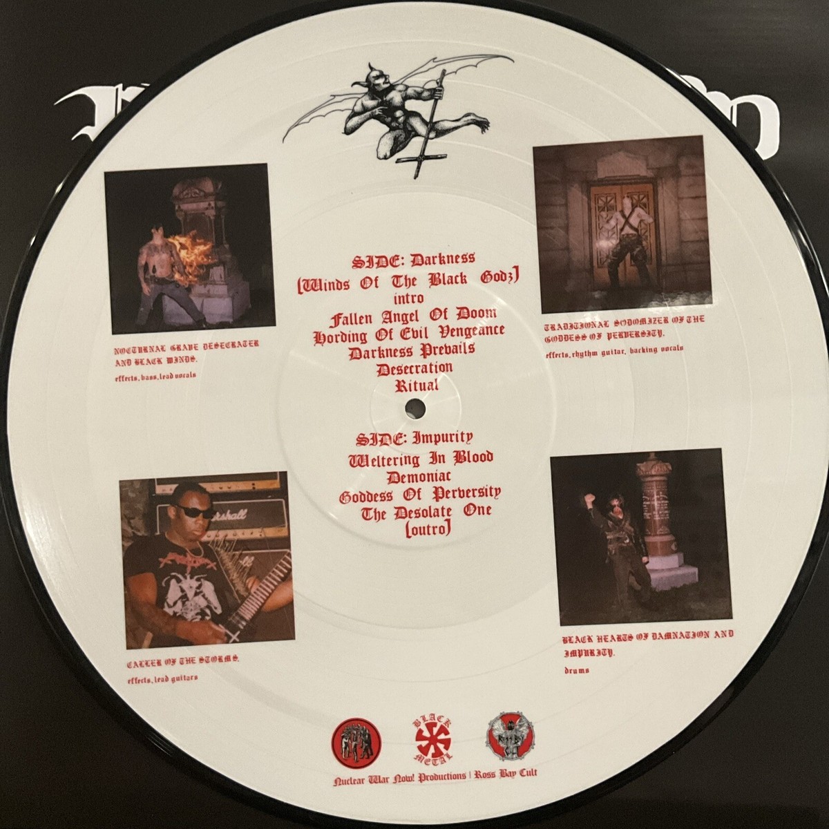 【NWN!】Blasphemy / Fallen Angel Of Doom Blasphemy - Fallen Angel of Doom LP Branco Importado | Black