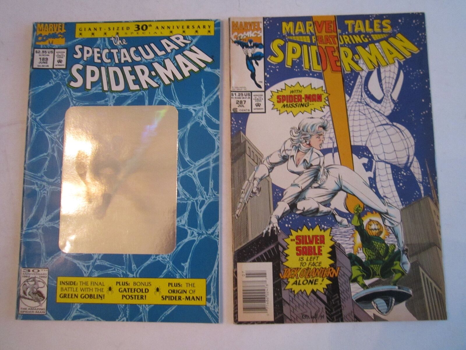 (10) MODERN MARVEL SPIDERMAN COMIC BOOKS - NICE CONDITION - TUB OFC