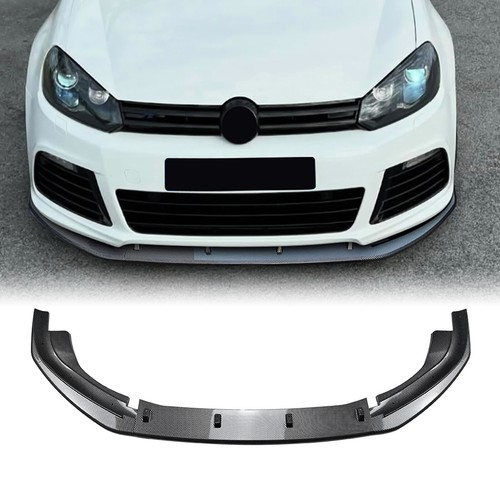 Front Bumper Lower Spoiler Lip Kit For Volkswagen VW Golf 6 MK6 R 2010-2013 2011 - Picture 2 of 10