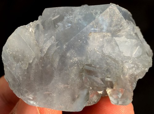 90g 1PC Sky Blue CELESTITE Flashy Gem Crystals Inside a Geode Gravel ip0601 - Picture 10 of 12