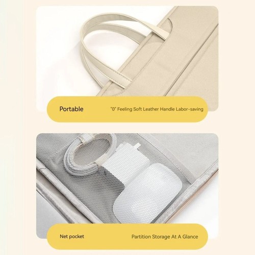 Sacoche Ordinateur Portable Antichoc Grande Capacité Housse Ordinateur Portable Neuf Housse Ordinateur Portable - Photo 4/9