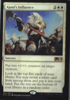 Ajani's Influence - Core Set 2019: #282, Magic: The Gathering Nm R108